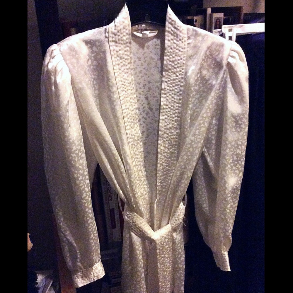 NWT Vtg M Classic 40’s Style CoverUp Lingerie Robe